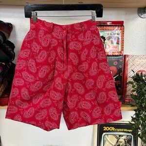 Vintage Paisley Shorts